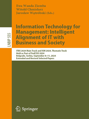 cover image of Information Technology for Management